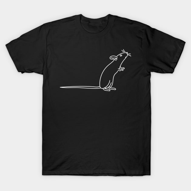 Funny rat T-Shirt by spontania